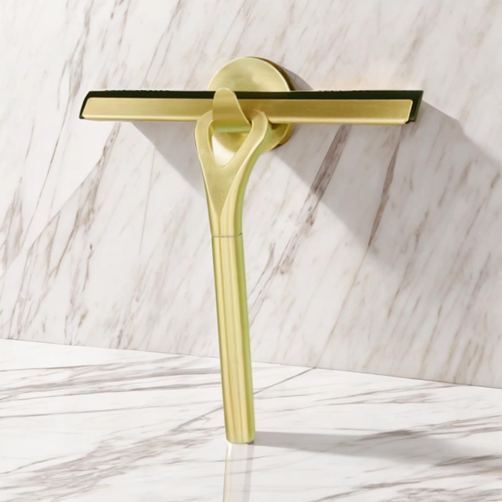 Raschietto per vetro in acciaio inox 304 per bagno, specchio, finestre, auto, efficiente, con manico ergonomico, resistente alla ruggine