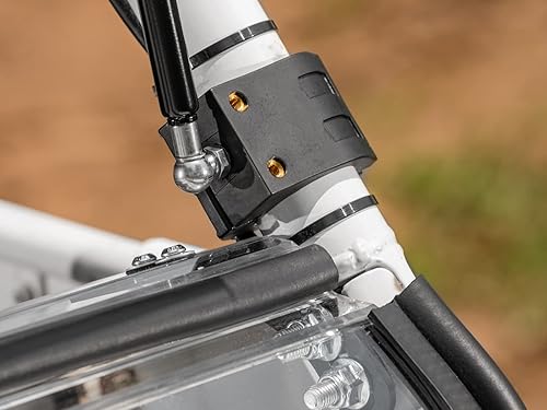Miniatura 7 de SuperATV Parabrisas abatible resistente a los arañazos para Polaris RZR (ver ajuste) | Fabricado en Estados Unidos | Hecho de policarbonato de 1/4