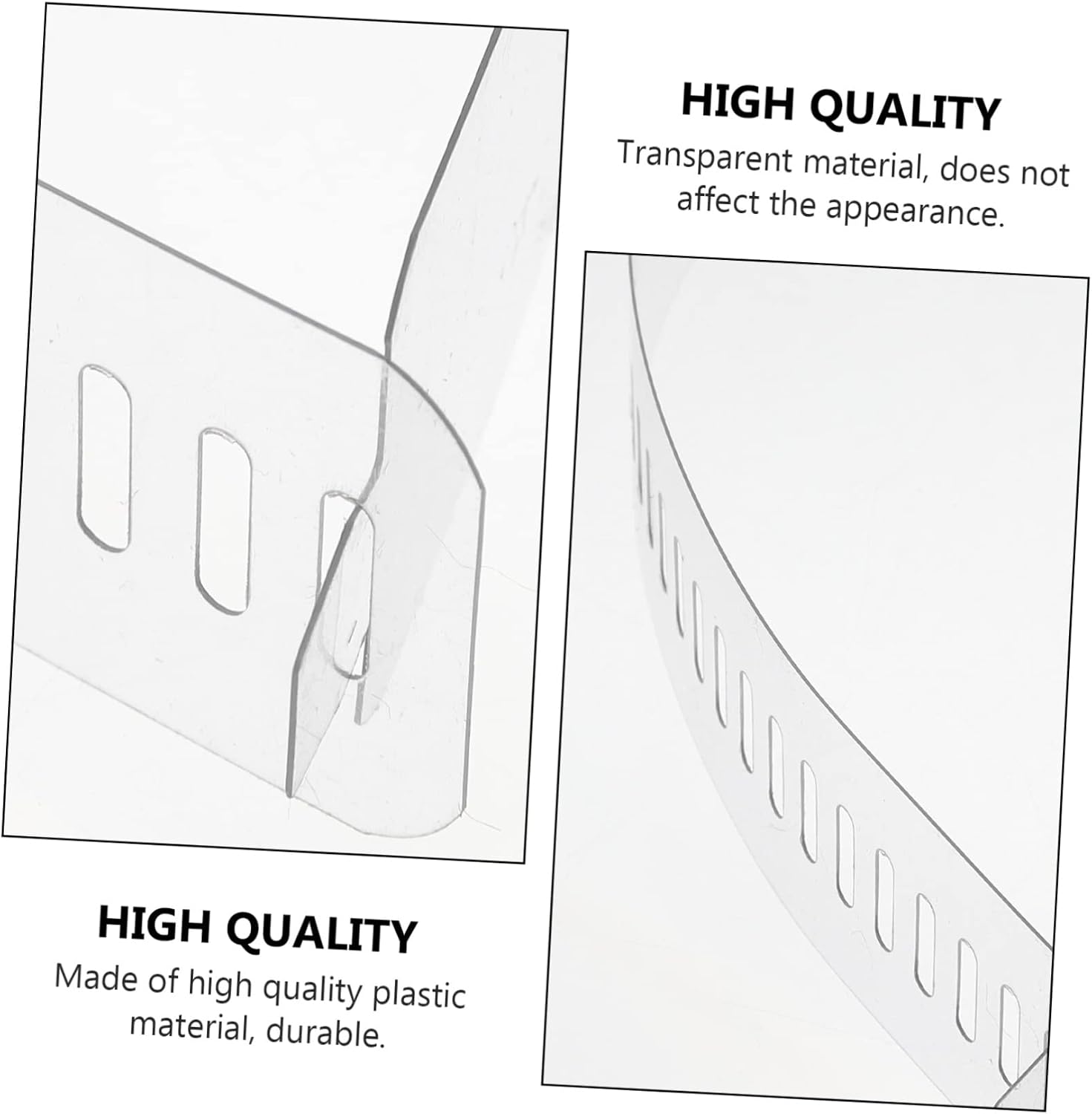 Holibanna Shirt Collar Inserts Neck Pcs Plastic Collar Strips Fixing Supplies for Mens Shirt