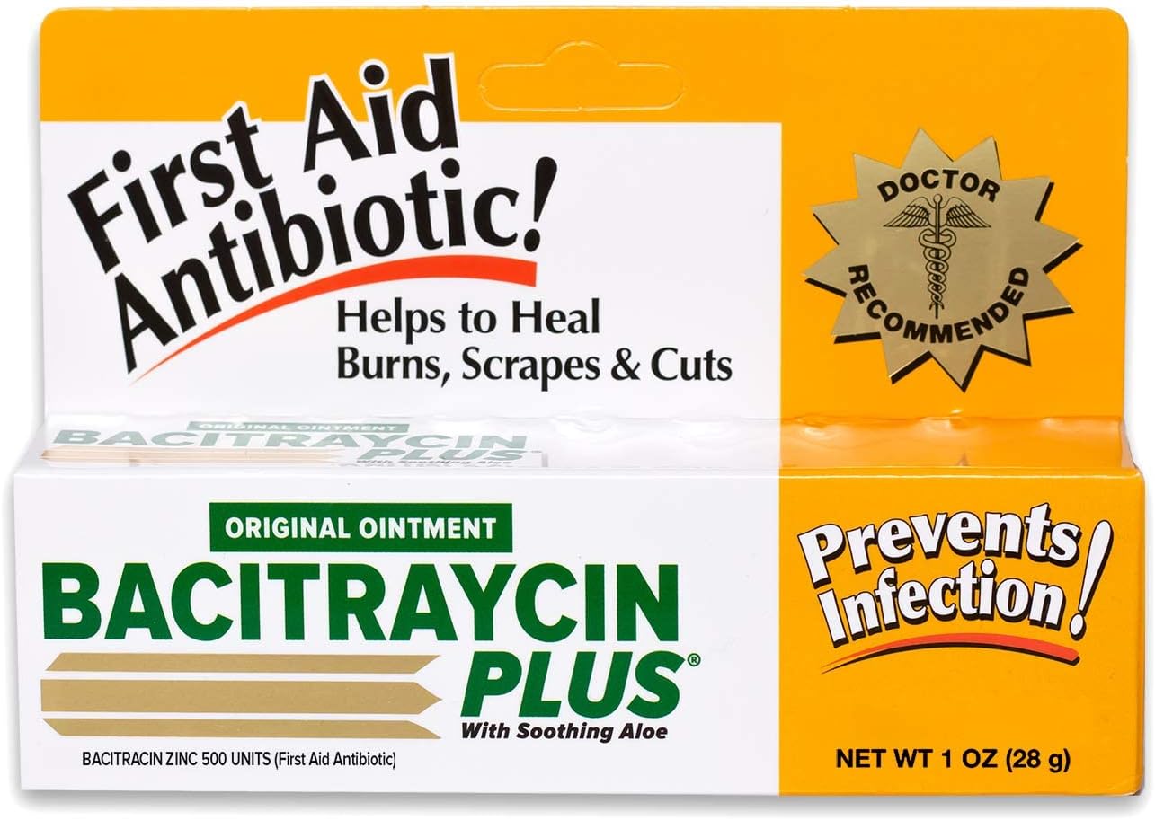Bacitraycin Plus First Aid Antibiotic Wound Healing