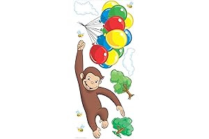 RoomMates DreamWorks Curious George Peel and Stick Wall Decal