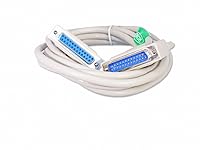 Vista 6 de Your Cable Store 1 pie DB25 25 Pin Serial Port Cable macho/hembra RS232