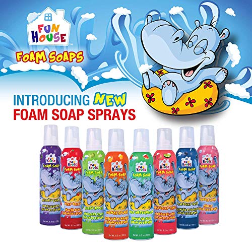 Moneysworth & Best Fun House Kids Foam Soap Groovy Grape & Orange Splash, 2 Pack 14420 #TOP3