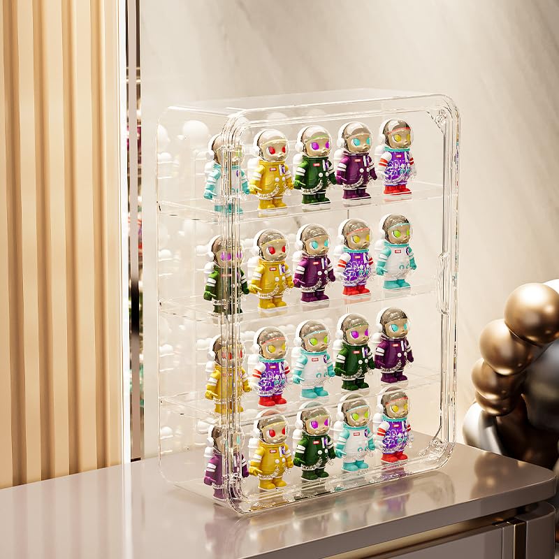Amazon.com: BOHOIDEE 4 Tiers Clear Display Case for Figures