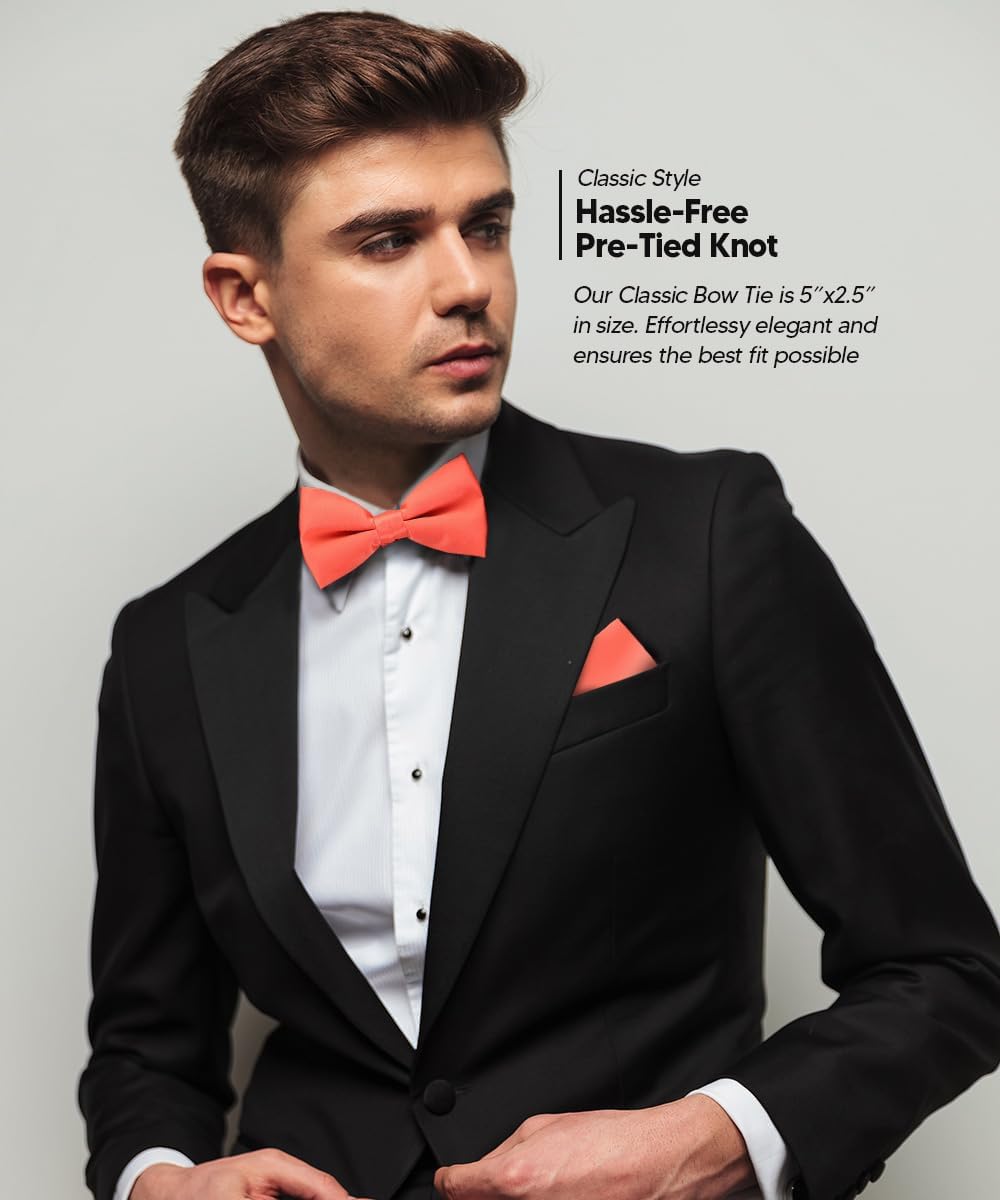 Classic Bow Tie & Pocket Square Set