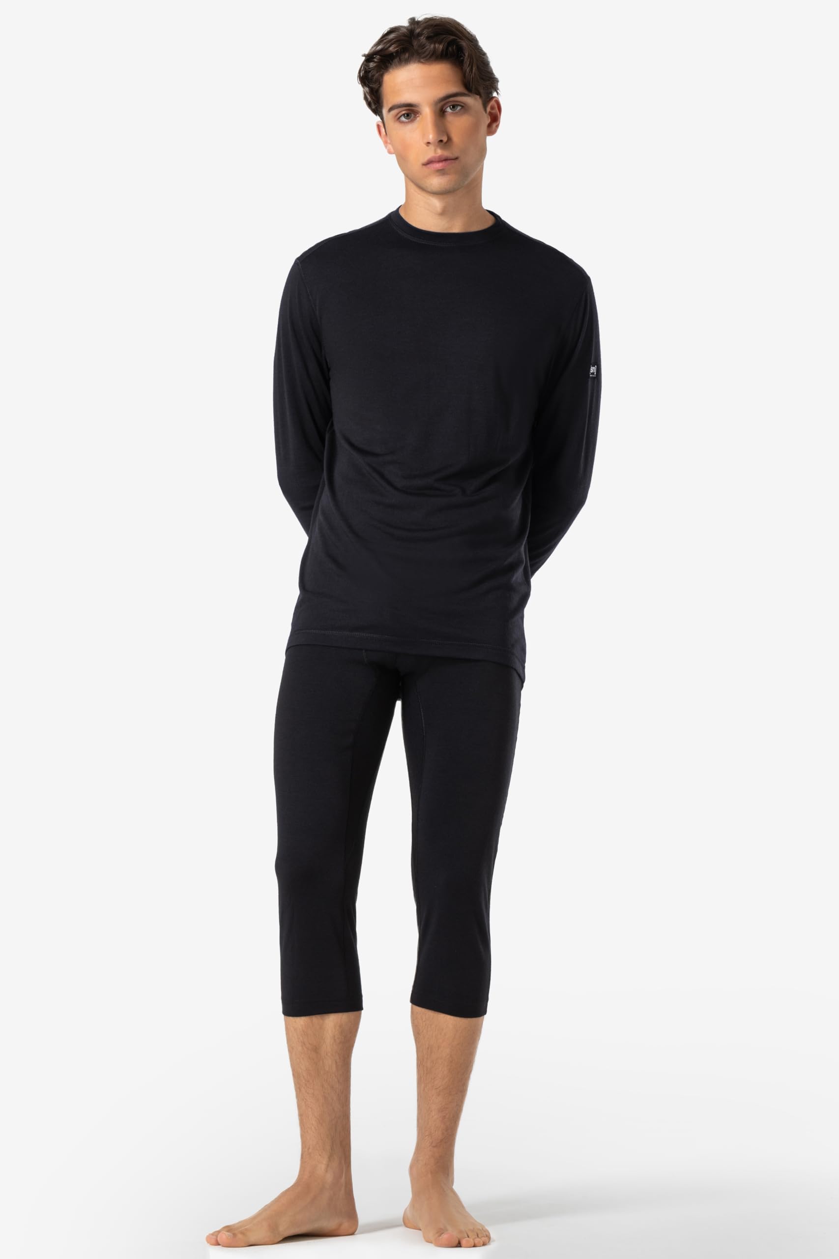 super.natural M TUNDRA175 LS Merino Longsleeve Herren - Herren Langarmshirt aus Merino-Polyester-Mix, Funktionsshirt ideal als Baselayer Unterziehshirt