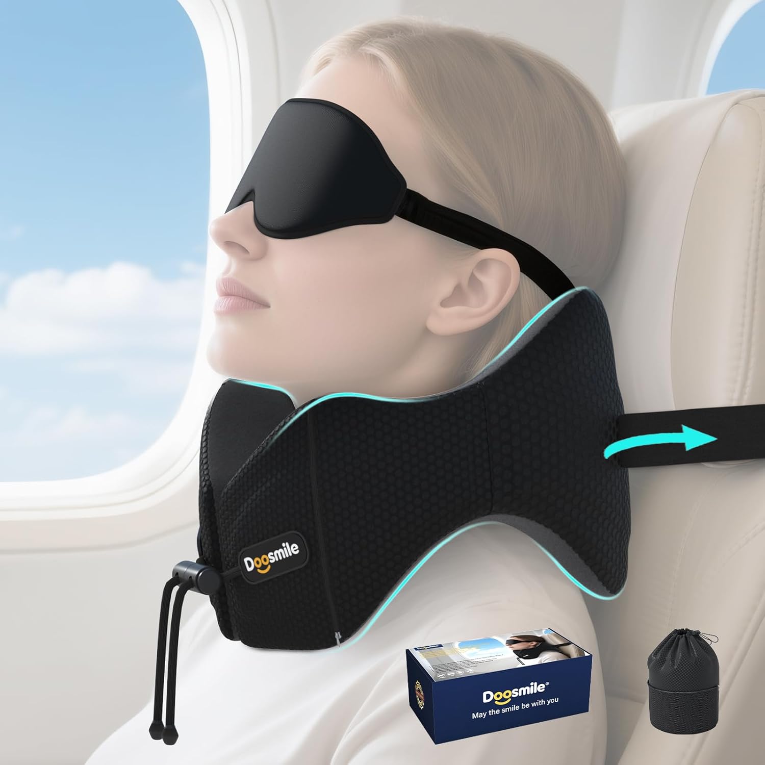 Novelty Head-Bobble-preventing Ergonomic 360° Supporting