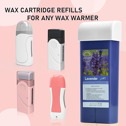 Miniatura 6 de Kit de cera enrollable, kit de cera para mujeres, kit de calentador de cera enrollable, kit de depilación con rodillo para mujeres y hombres para