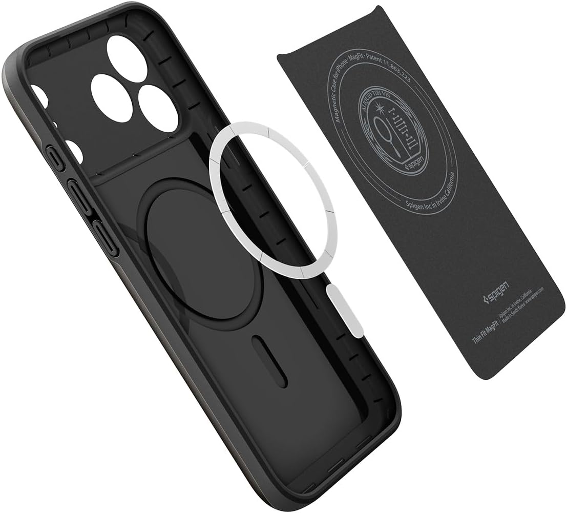 Spigen Thin Fit MagFit Compatible with iPhone 17 Pro Case - Black - Image 6