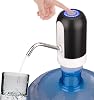 Water Bottle Pump 5 Gallon,Water Pump Dispenser Rechargeable Water Pump One Button Water Pump Dispenser with Replaceable Suction Pipe and Outiet Pipe