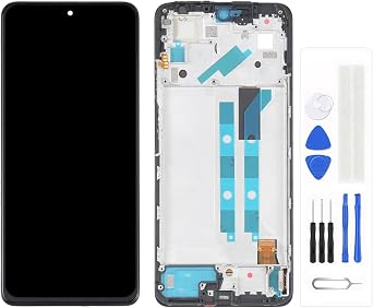 LCD Screen for Xiaomi Poco X4 Pro 5G Replacement LCD Display Touch Digitizer Assembly with Black Frame