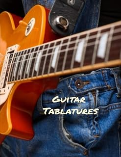 Guitar tablatures: Cahier de tablatures guitare vierges au format 8,5X11 (proche A4), 120 pages, pratique, souple, léger et résistant. Idéal pour vous ... vos relevés ! (Free Music) (French Edition)