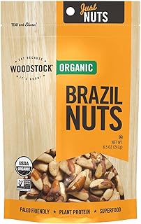 Woodstock Farms Organic Brazil Nut, 8.5 Ounce - 8 per case.