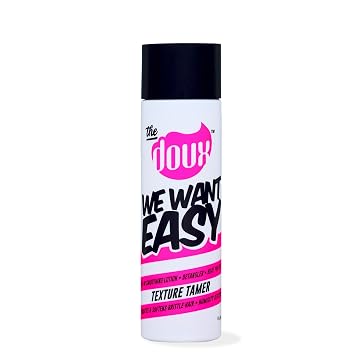 The Doux WE WANT EASY Texture Tamer - Leave In Conditioner - Curly Hair Cream - Hydrate, Detangle, and Tame Frizz