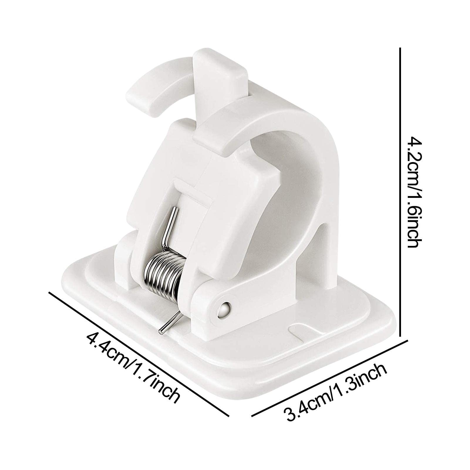 Acquista 2 pz/set Supporti per staffe per aste per tende Ganci Porta aste autoadesivi Accessori per staffe per aste appendiabiti in Italia a partire da 5.51