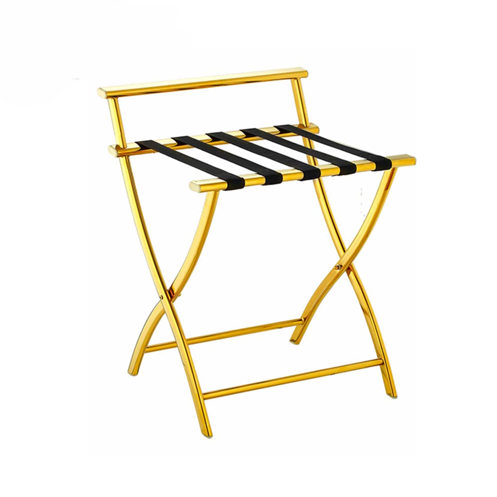 Porte-valise en inox or haut de gamme étagère de rangement hôtel