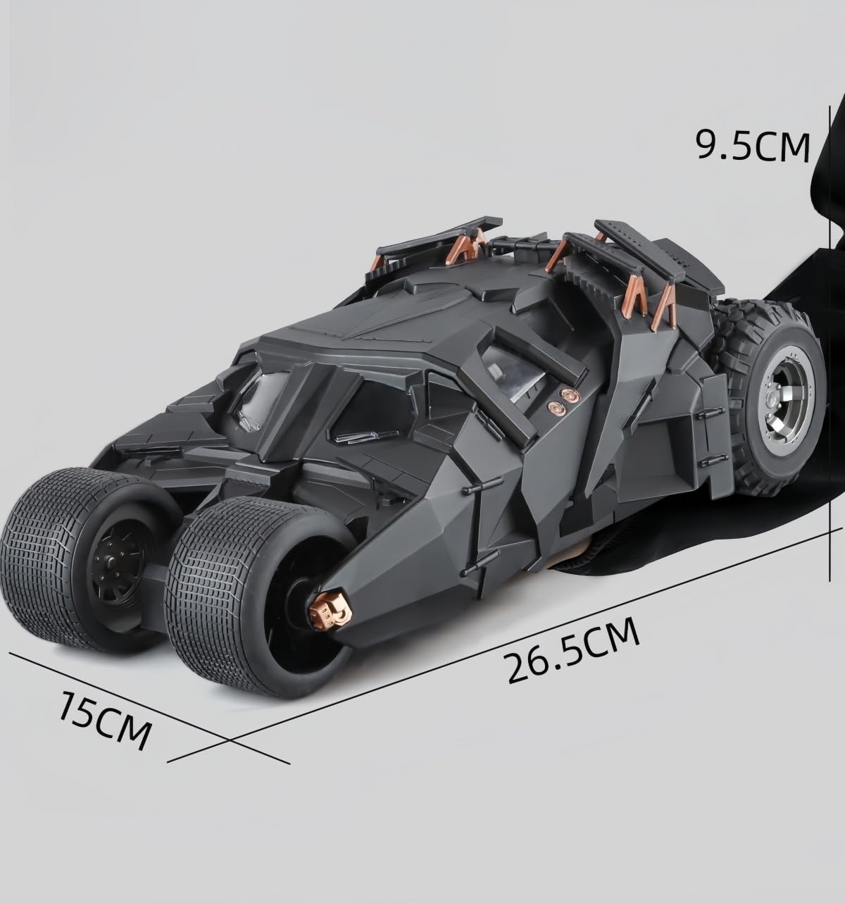 Amazon.co.jp: hanshanyan 1:18合金バットモービル ダークナイト