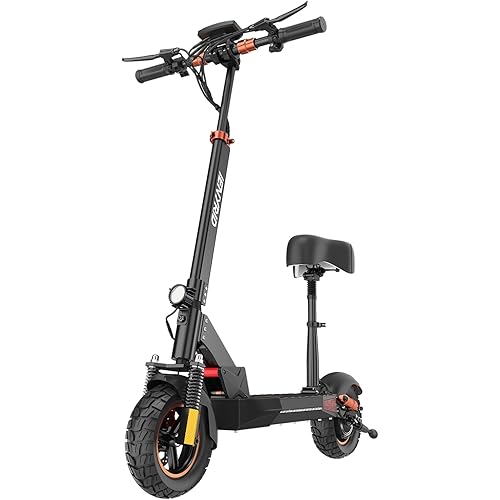 e Scooter for Adults, iENYRID Electric Scooter with Seat 800W/2000W Motorized Kick Scooters 10 Inch Off-Road Tires eScooter Up to 28/34mph Max, 20-30 Miles Long Range