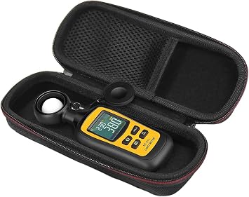 Carrying Case for URCERI Light Meter Digital Illuminance Meter Handheld Ambient Temperature Measurer Case Only