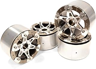 Integy RC Model C25825GUN Billet Machined High Mass 6 Spoke 2.2 Size Wheel for 1/10 Rock Crawler