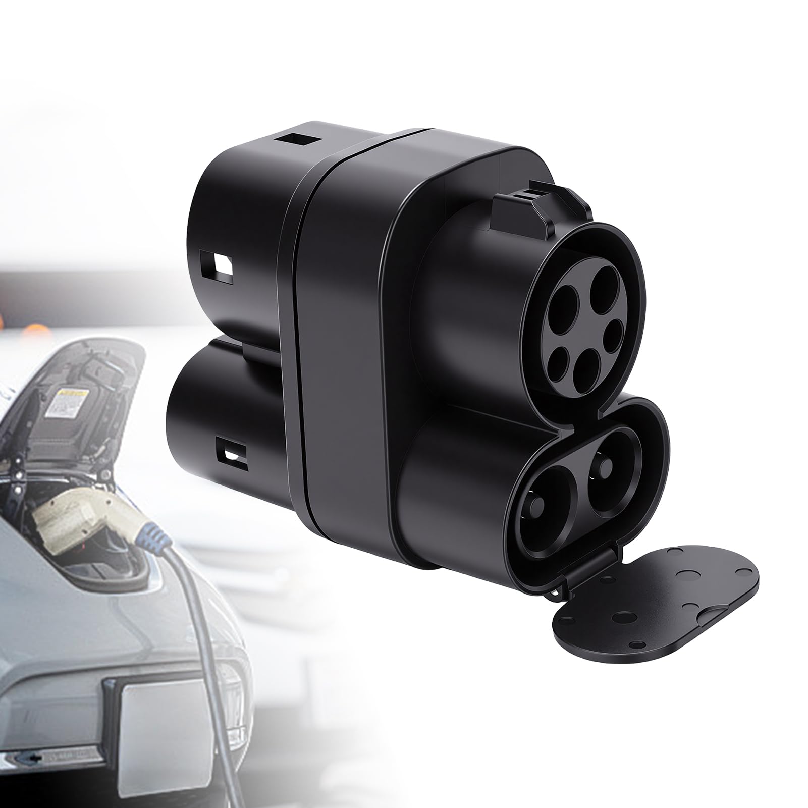 Fydun Adapter do ładowania Pojazdów Elektrycznych Typu 1 do Typu 2 IP54
