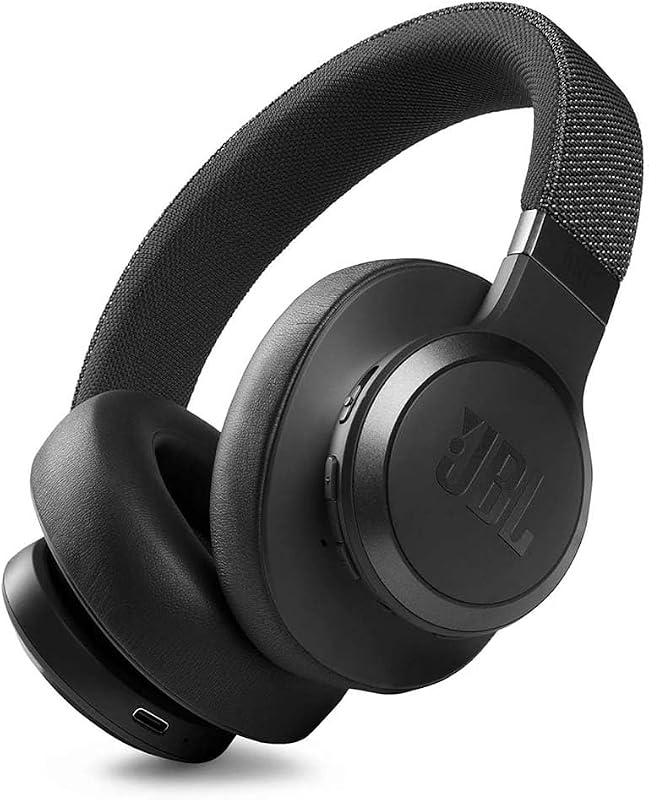 JBL Live 660NC Bluetooth fejhallgató fekete, aktív zajszűréssel és 50 órás akkumulátor - black
