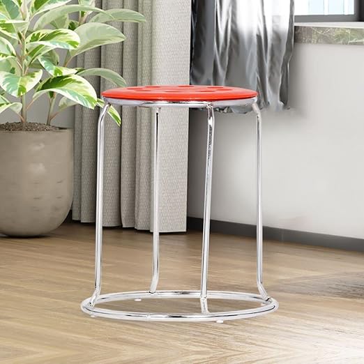 Da URBAN DISC | Multi Purpose | Stack Stool (Red) (1 pc) at Rs. 1999