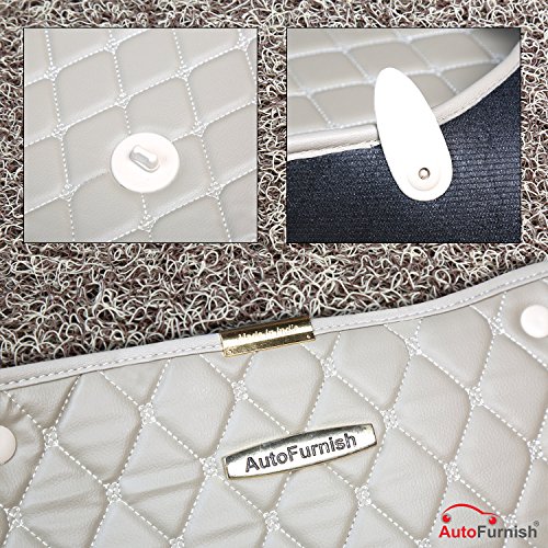 Image of Urbanlifestyler 7D Prime Car Foot Mat Compatible with Hyundai i20 | 22mm | Stylish Car Accessories Interior (Coffee)