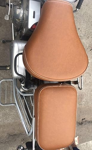 Miniatura 2 de SaharaSeats Royal Enfield Classic 350500 - Funda de asiento color castaño tostado