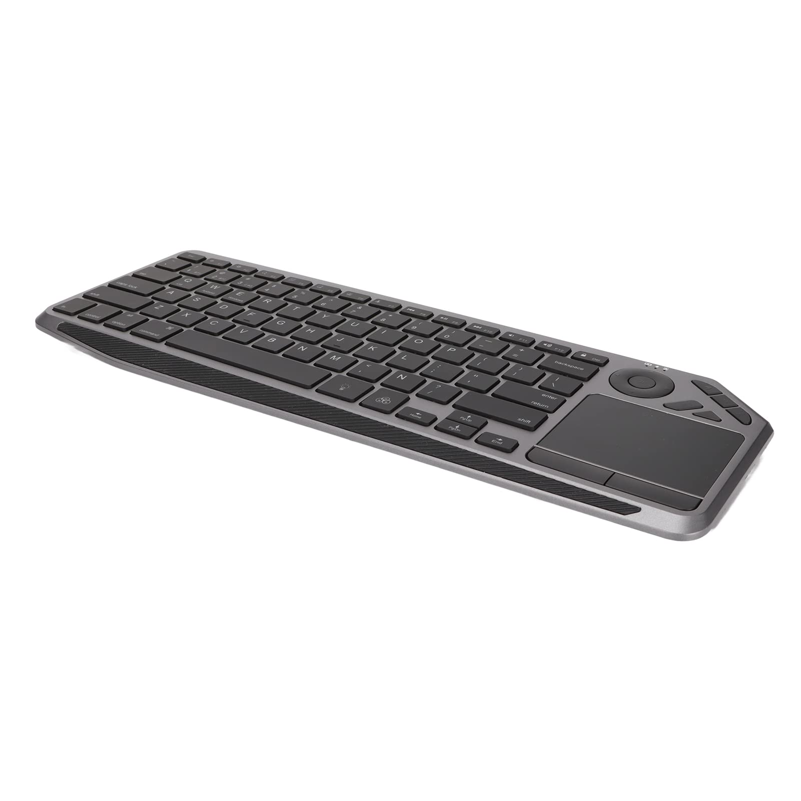 Klawiatura Bezprzewodowa, Klawiatura 2.4G Wireless Touch TV z Easy Media Control i Touchpad, Podświetlana Klawiatura RGB Bluetooth, dla Systemu IOS, dla Systemu Android, dla