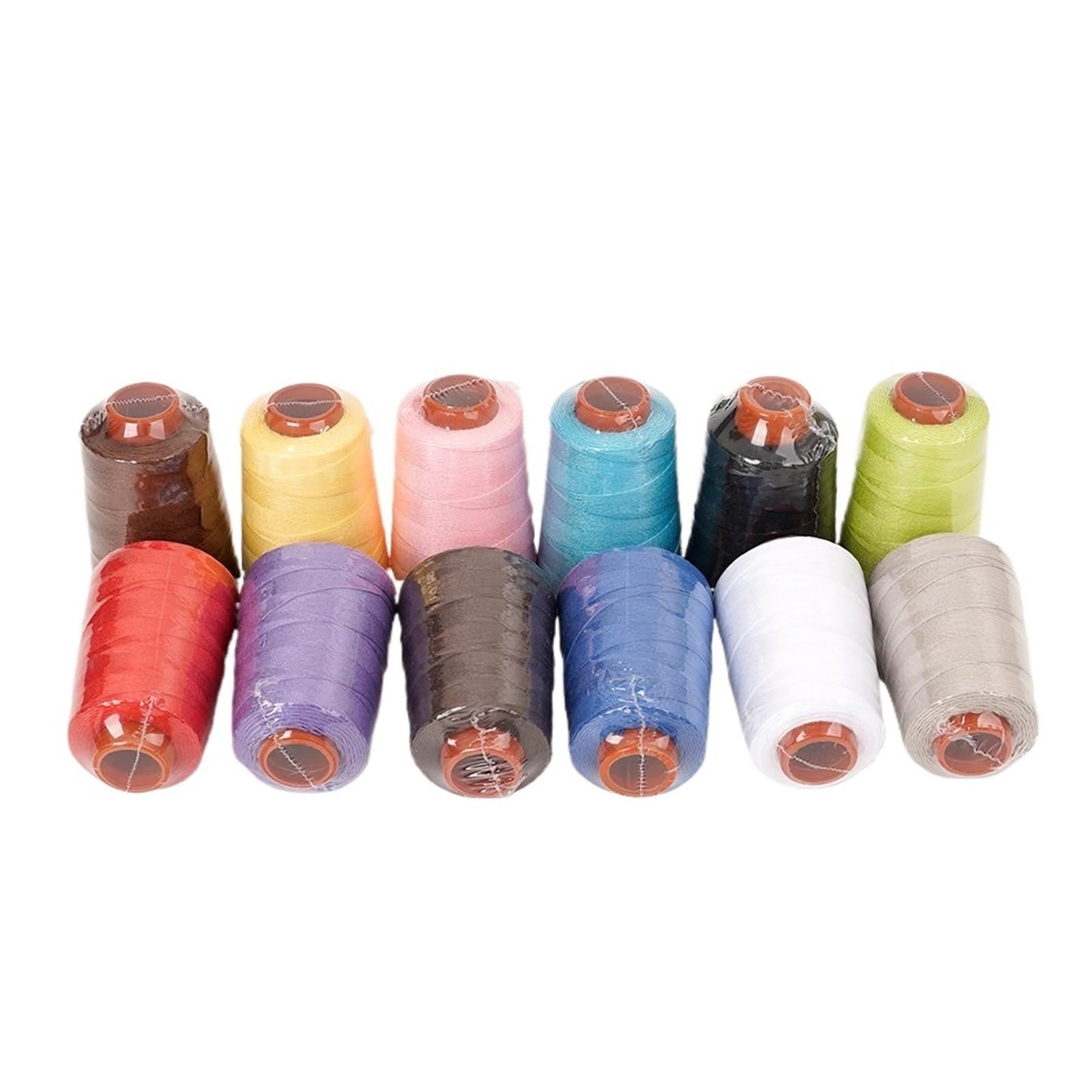 Set Di Fili for Cono Da Ricamo 12 Pezzi - Tipo 203 Macchina Cucire In Poliestere Vibrante 300 Iarde/bobina for Quilting