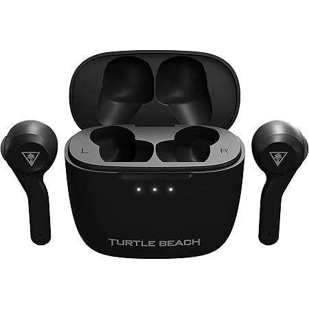 Turtle Beach Scout Air True Wireless Earbuds for Mobile Gaming with Dual-Microphones and Bluetooth 5.1, for Nintendo Switch, Windows, 7, 8.1, 10, 11, Mac, iPad, and iPhone – Black