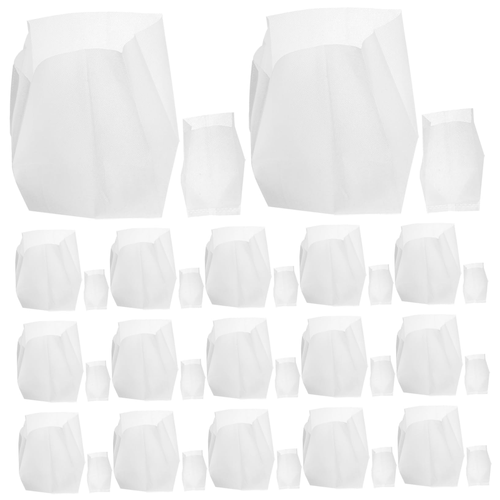 Toyvian 200pièces Sacs De Semis Non Tissés Plusieurs pour Légumes Fleurs Et Herbes Aromatiques Respirants Et Réutilisables pour Balcon Et Jardin Intérieur