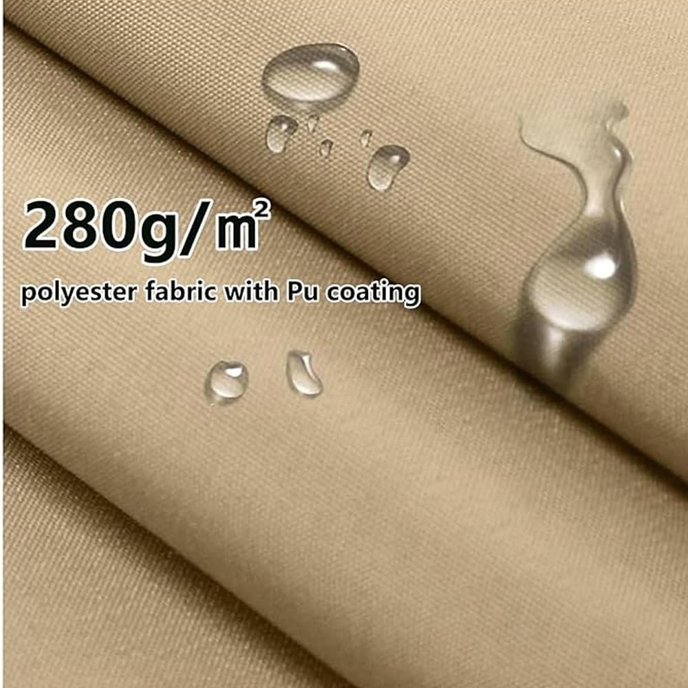 Toile d'auvent de rechange pour auvents rétractables de 7 x 4 m, idéale pour terrasse et extérieur - Gris