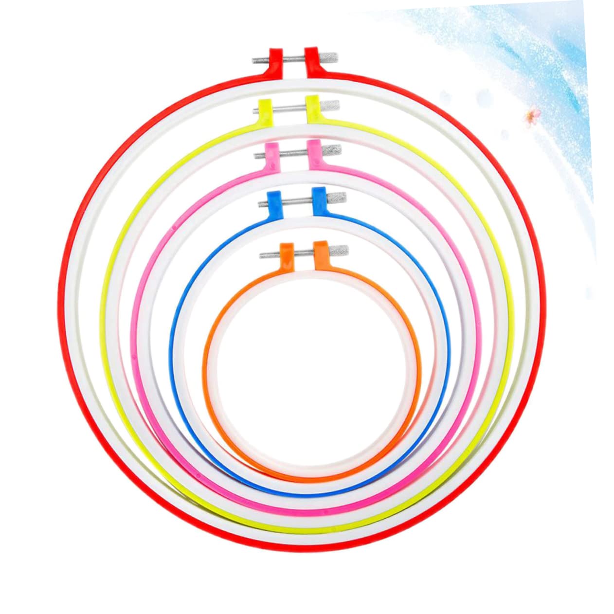 Veemoon Cadre De Point De Croix Avec Support De Diamètre