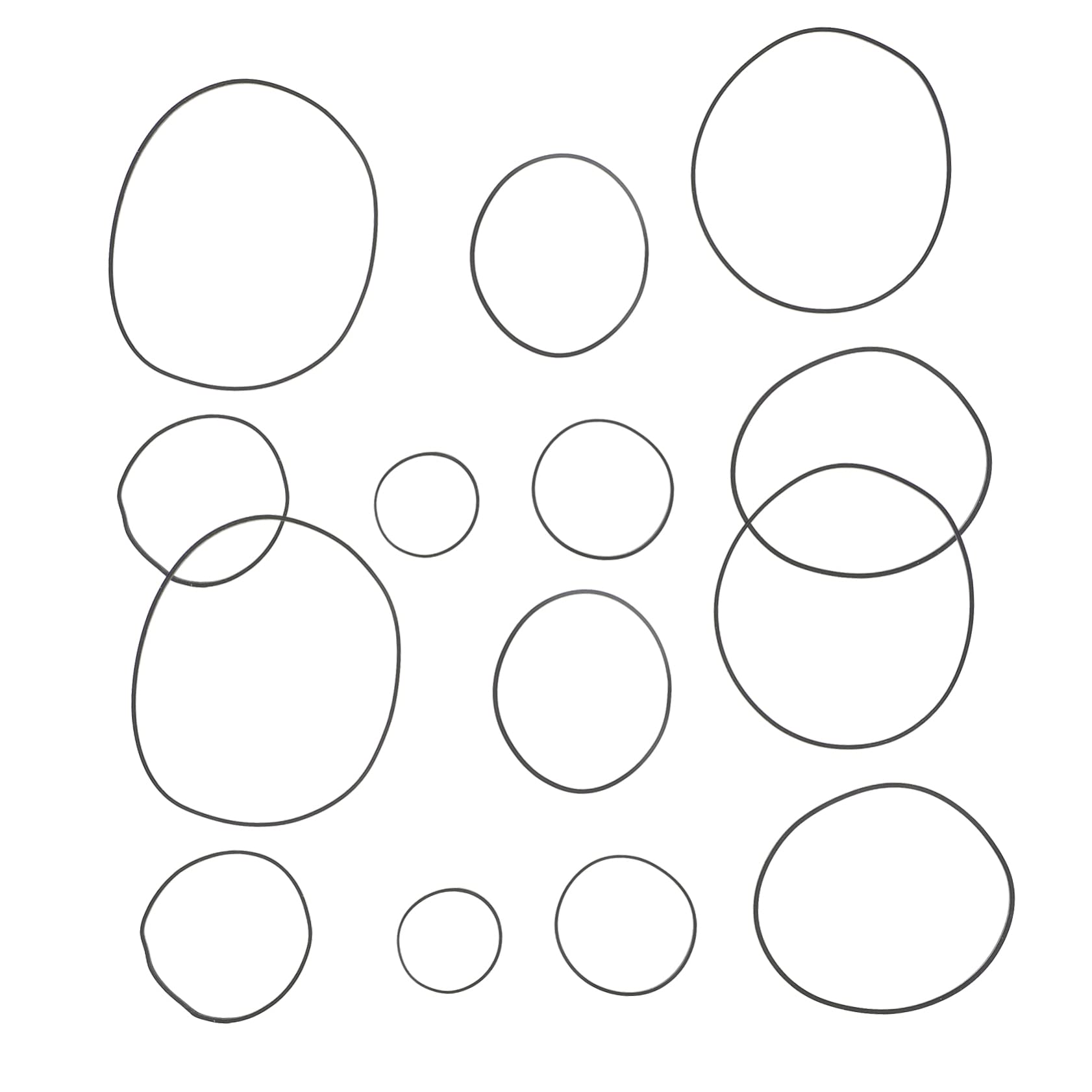 CIYODO Recorder Cassette Maintenance Belt Cassette Tape Machine Belt High Wear Resistance