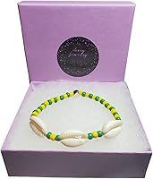 Vista 14 de Sea Shell Santeria Ilde Stretch Unisex Beaded Ifa Bracelet