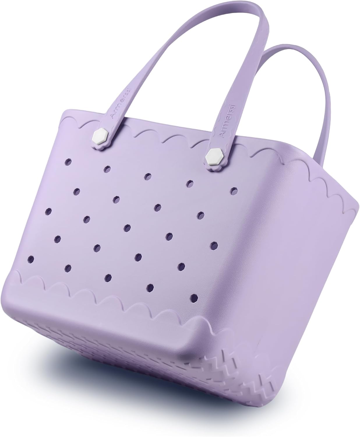 X-Large Rubber Tote Beach Bag for Women | Medium Durable Rubber Bag Waterproof Washable Versatile Tote Bags - Image 7