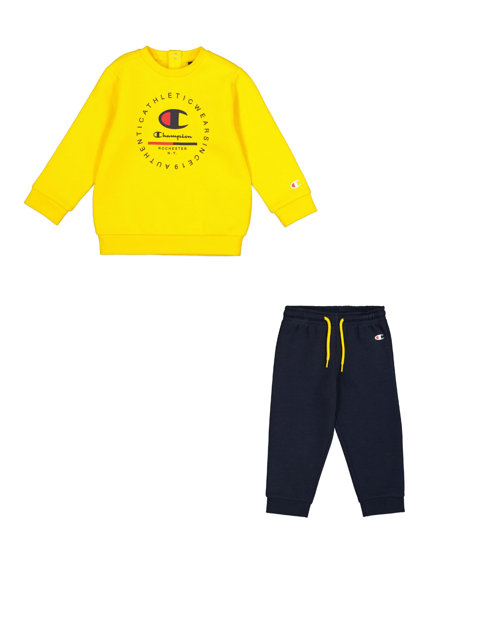 Champion Legacy Graphic Shop Td (306847) - Ultra-light Soft Compact Powerblend Fleece Crewneck traje Bebé-Niños (Pack de 1)