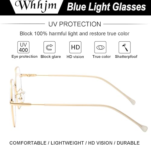 Miniatura 3 de Gafas de bloqueo de luz azul polígono para mujeres y hombres, retro octágono cuadrado, sin receta