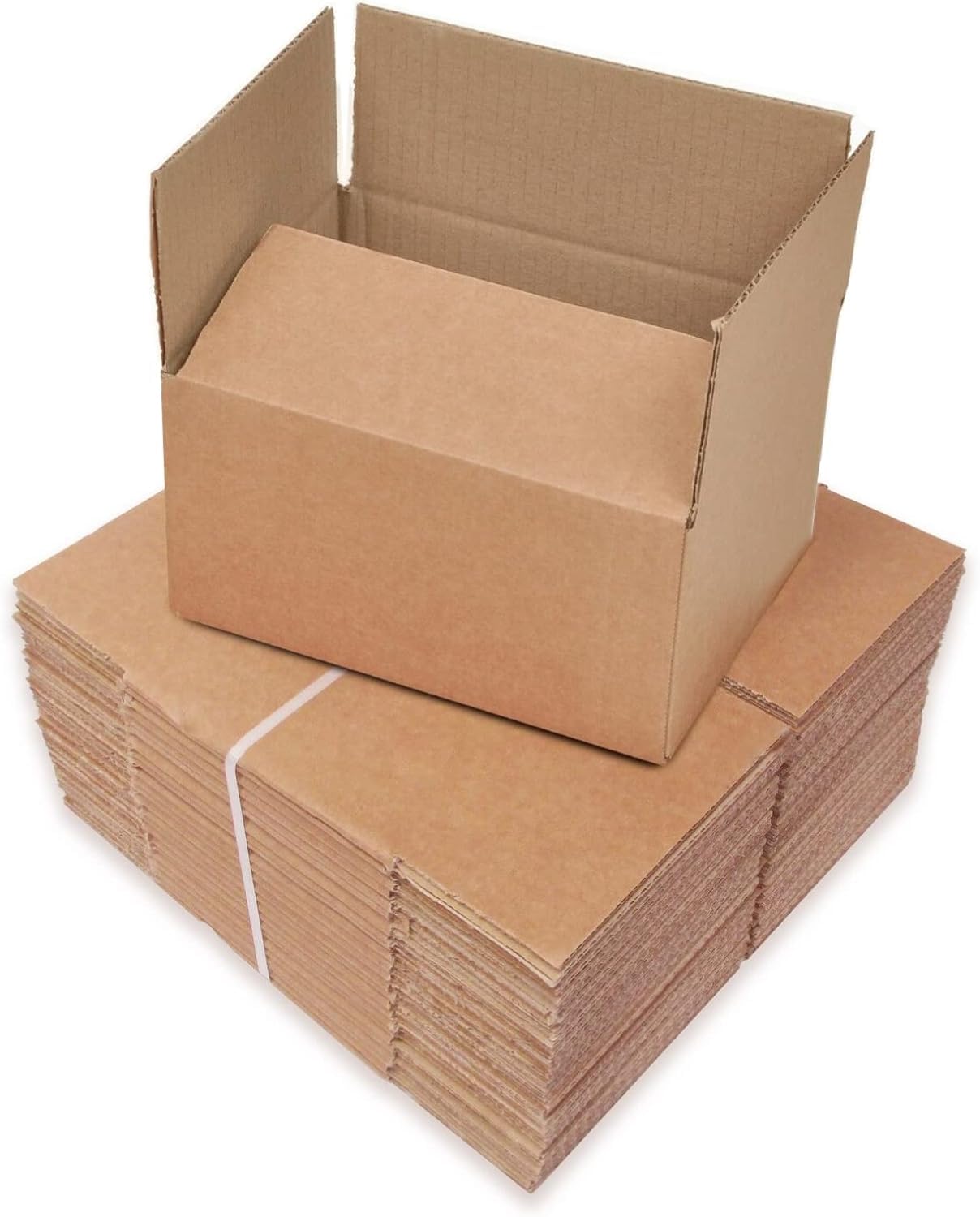 RelianceUK 203 X 152 X 102mm Small Cardboard Boxes Pack of 75 | Single Wall 8x6x4" Shipping Mailing Small Parcel Packing Packaging Postal Boxes Gift Cubiod Box