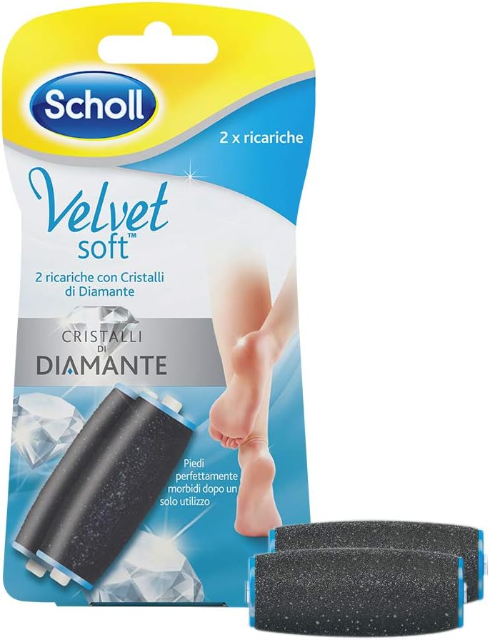 Dr. Scholl Scholl Velvet Smooth Diamond Pedi Refill Regular Coarse 2Pk