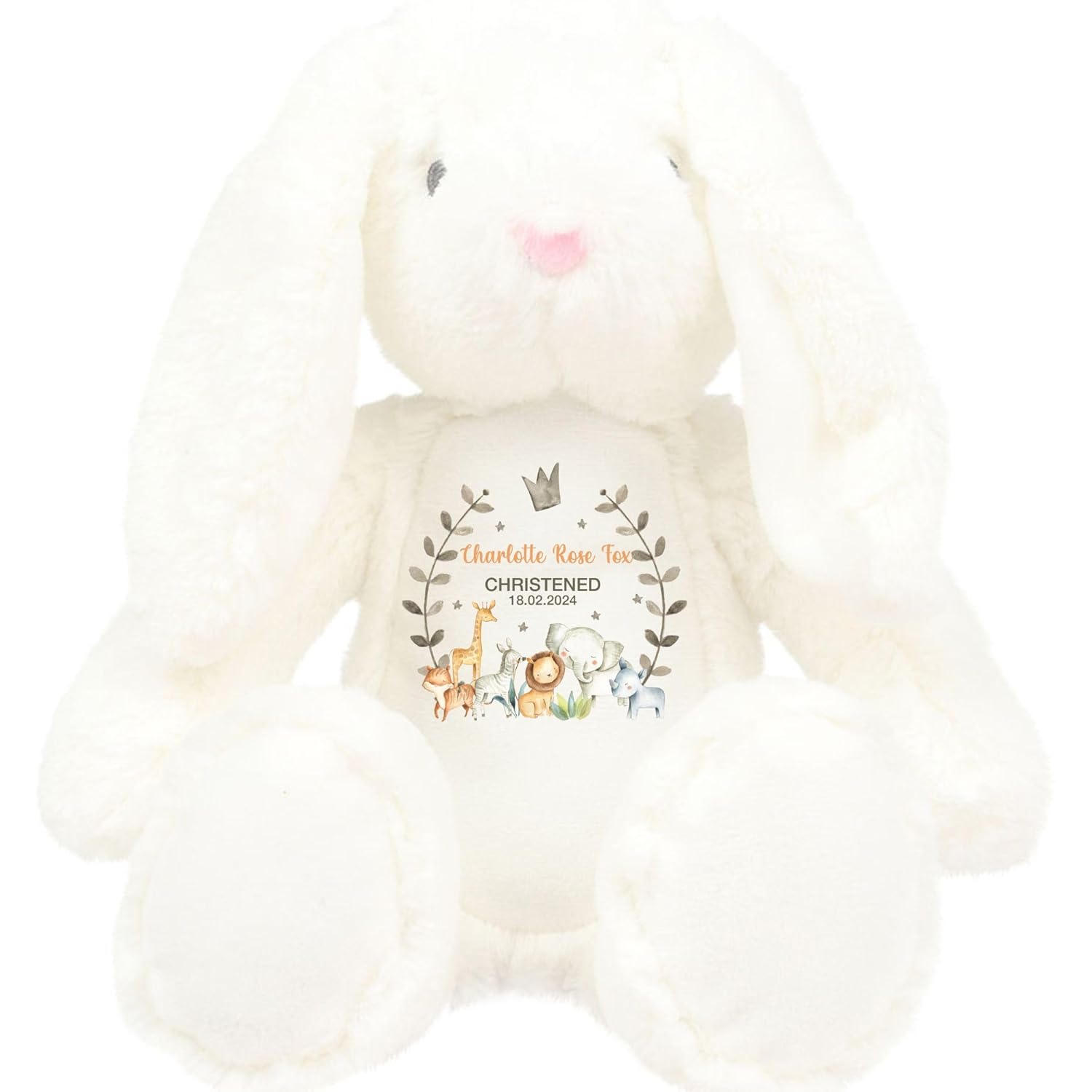Prayer Bunny Christening Gift Baptism Bunny Stuffed Animal With - View #13