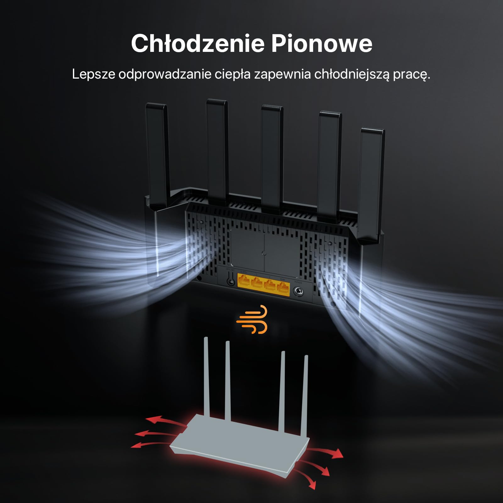 Tenda RE6L Pro Wi-Fi 7 router (BE5100 Dual-Band 4323Mbit/s 5GHz, 688 Mbit/s 2,4 GHz) anteny pionowe, Wi-Fi+, 1x2,5 Gbps + 3 x porty Gigabit WAN/LAN, MLO, 4K-QAM, NFC, VPN, WPA3, VR/AR Gaming/8K