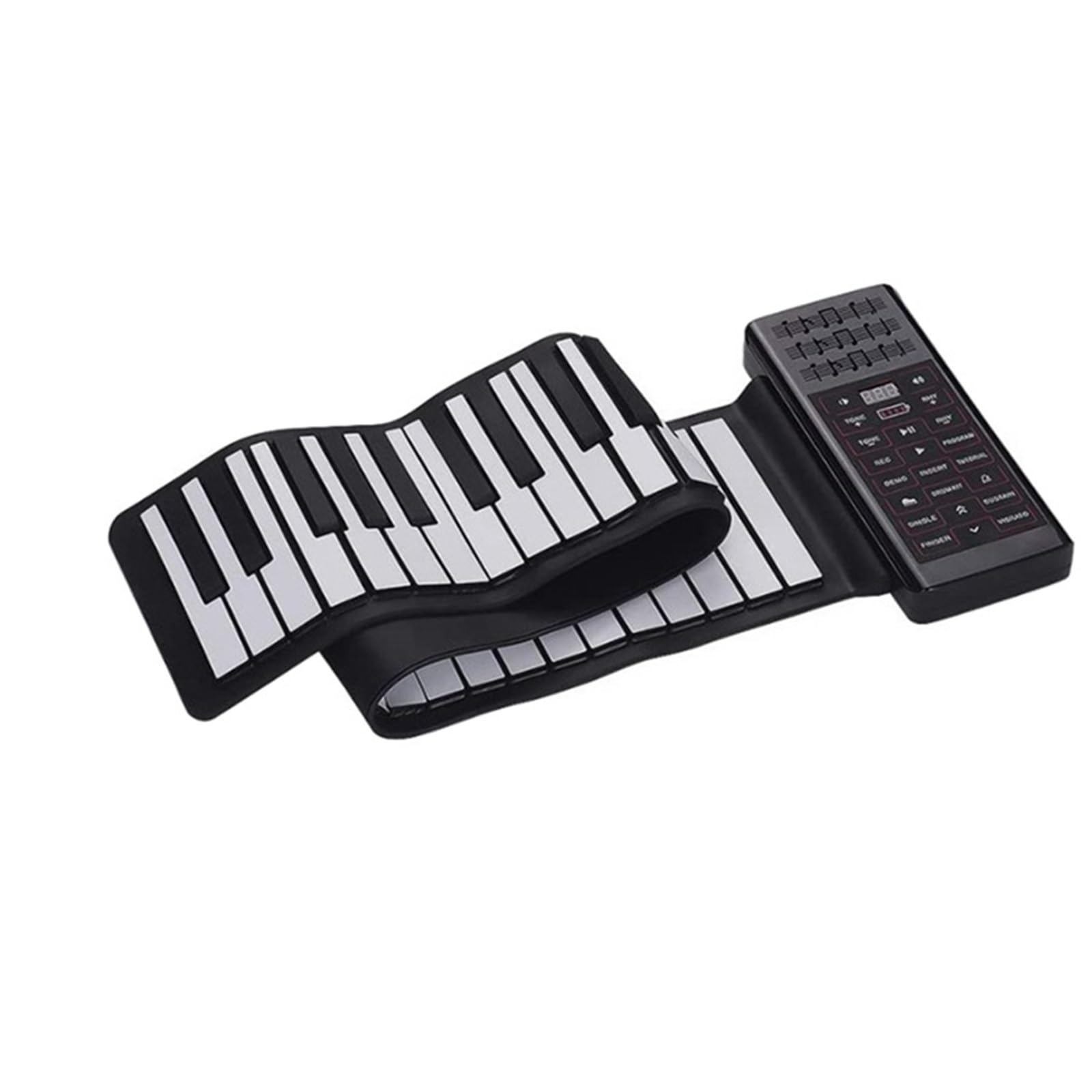 Tastiera Digitale Per Principianti Pianoforte Arrotolato A Mano 88 Tasti Tastiera MIDI Spessa Pianoforte Elettronico Pieghevole Portatile Per Principianti Adulti Da Suonare(UK)