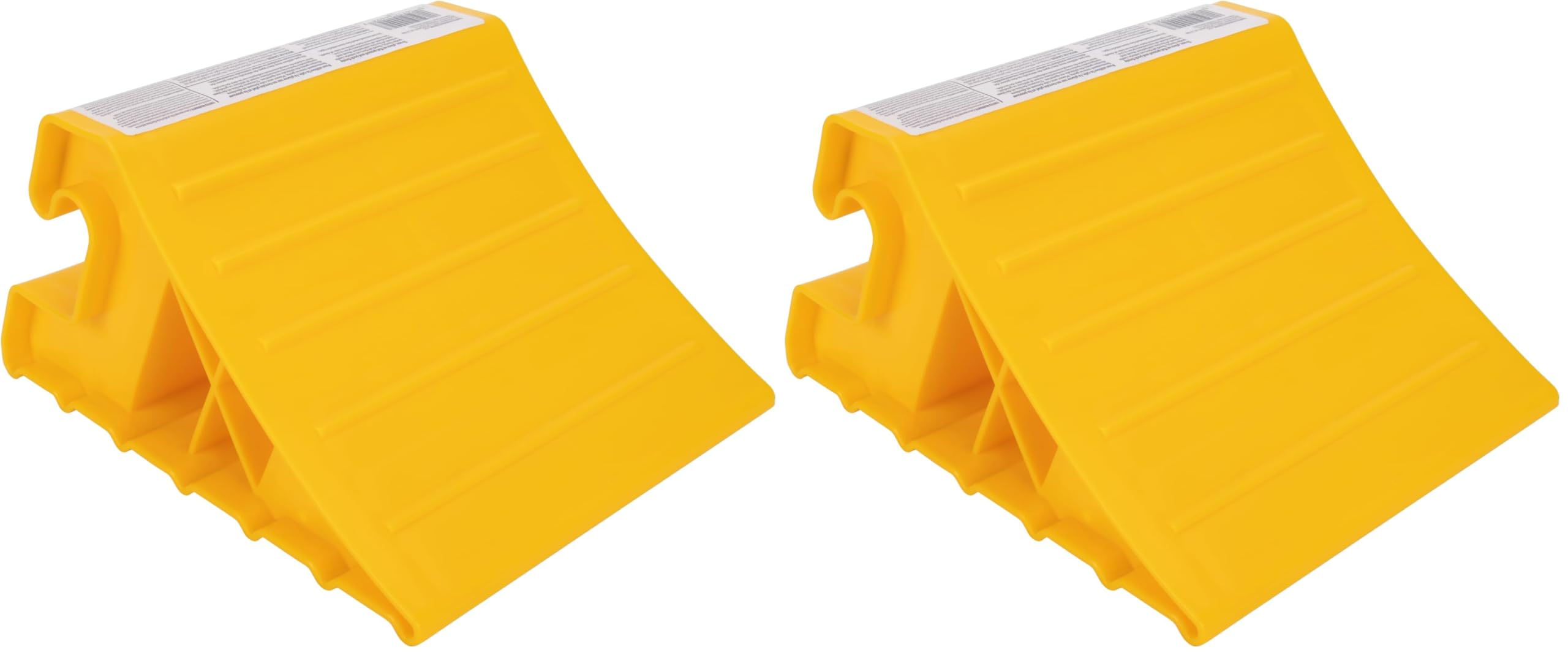 Camco Super Wheel Chock - Helps Keep Your Trailer in Place So You Can Re-Hitch - (44492) (Pack of 2)