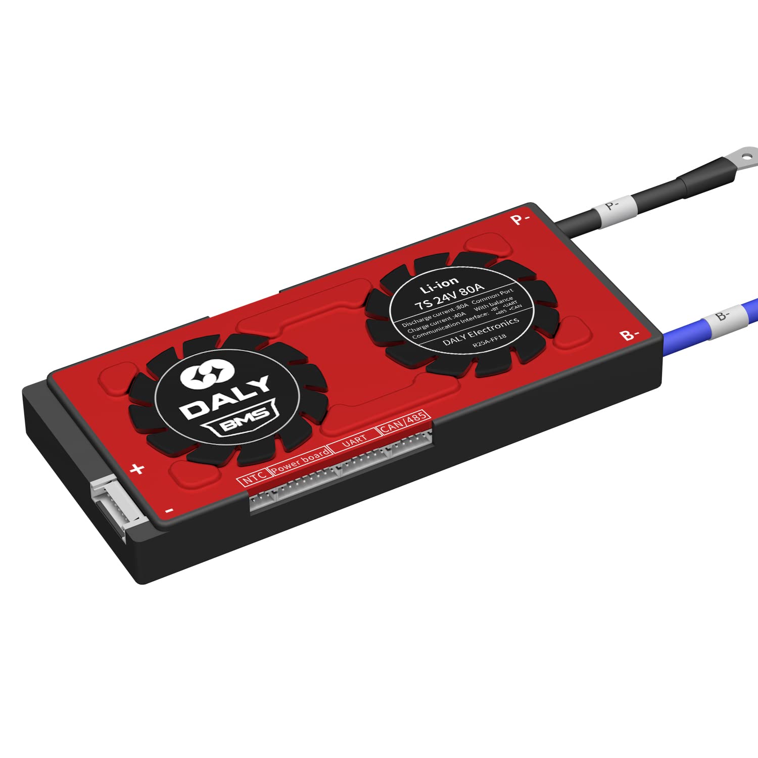 Buy DALY Smart BMS Li-ion 7S 24V 80A PCB Battery Management System with