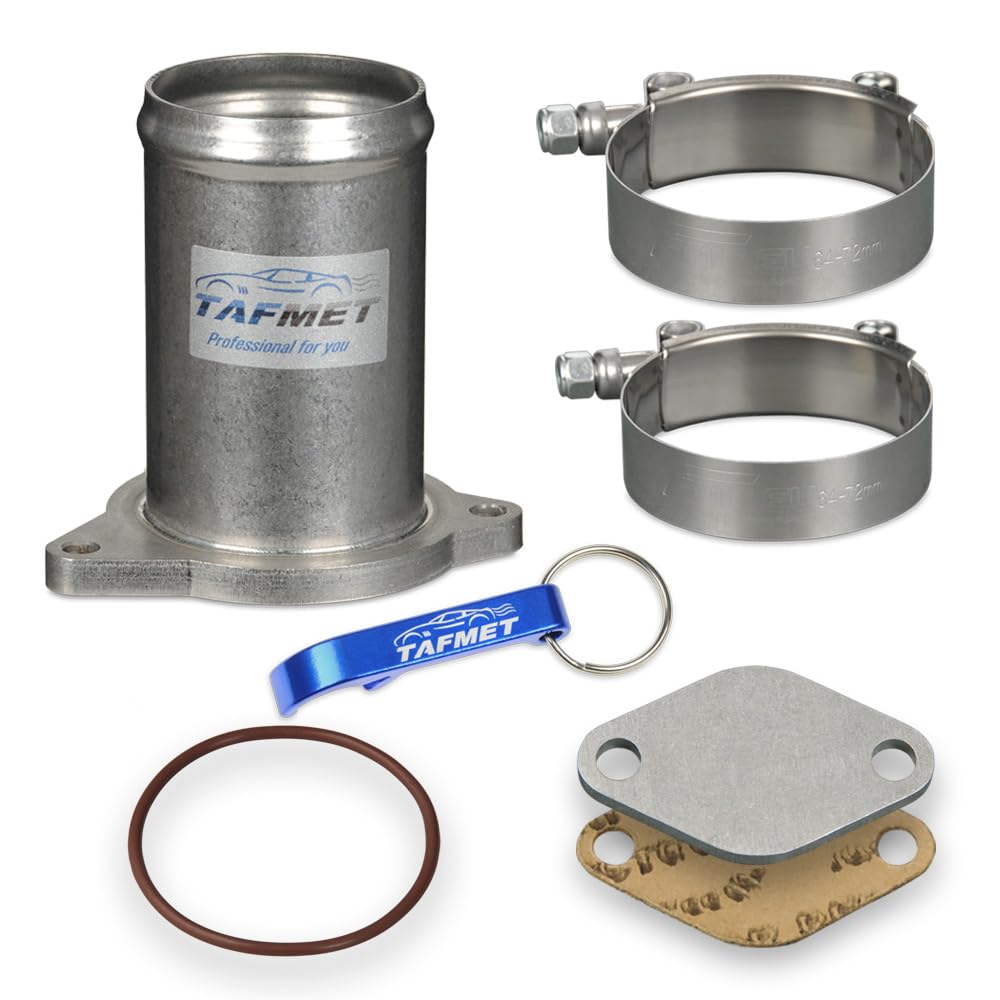 Kit EGR Di Ricambio Per VW Audi Seat Skoda | Motori 1.9 TDI PD 130/150/160 CV | Tubo Inox E Piastra Di Copertura - 3