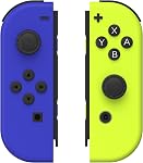 Controllers Compatible with Nintendo Switch, Wireless Switch Controllers Gamepad Supports Dual Vibration/Motion Control/Screenshot/Wake-up (Pink and Yellow)