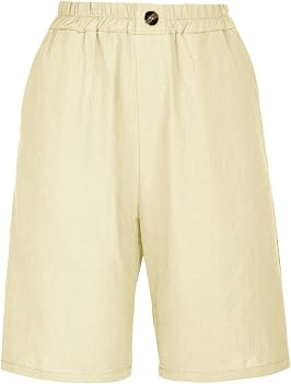 Amazon.com: Generic Cotton Linen Shorts for Womens Loose Casual